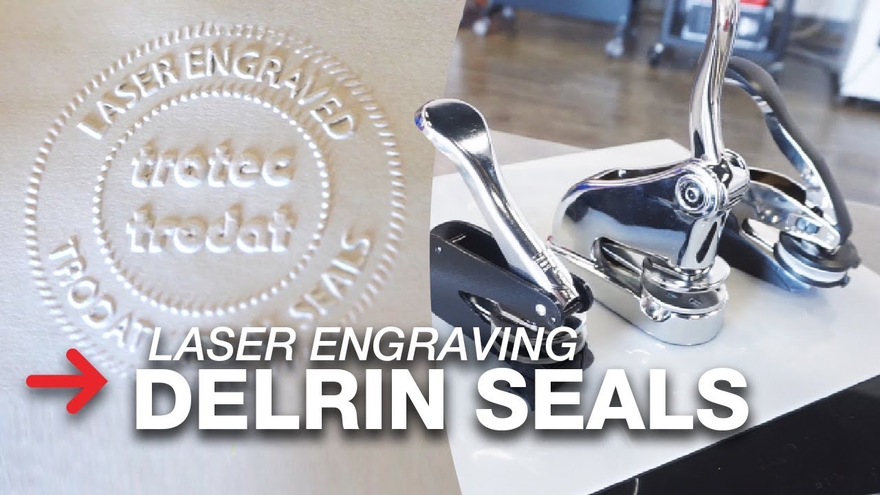 Creating a Seal Laser Engraving Delrin Seals PlasticStar