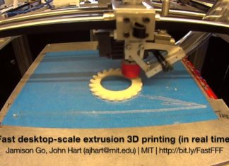 MIT engineers design super fast desktop 3D printer
