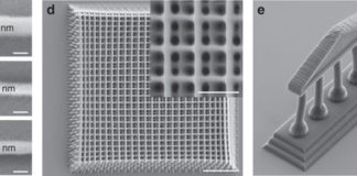 3-D inks that can be erased selectively
