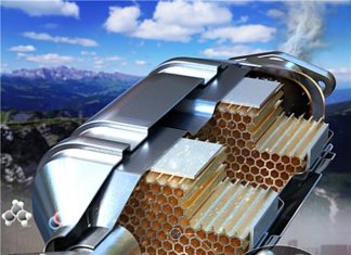 Rh ensemble catalyst for effective automobile exhaust treatment