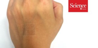 Transparent loudspeakers and mics that let your skin play music