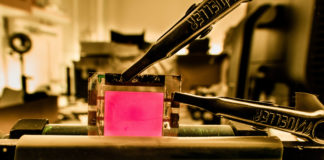 Record efficiency for perovskite-based light-emitting diodes