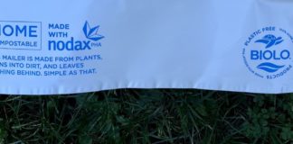 First Compostable Bags from Revolutionary New Plastic
