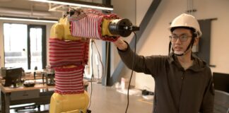 Sweater-Wrapped Robots Can Feel and React to Human Touch