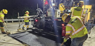 Texas tests its first plastic road Texas tests its first plastic road.